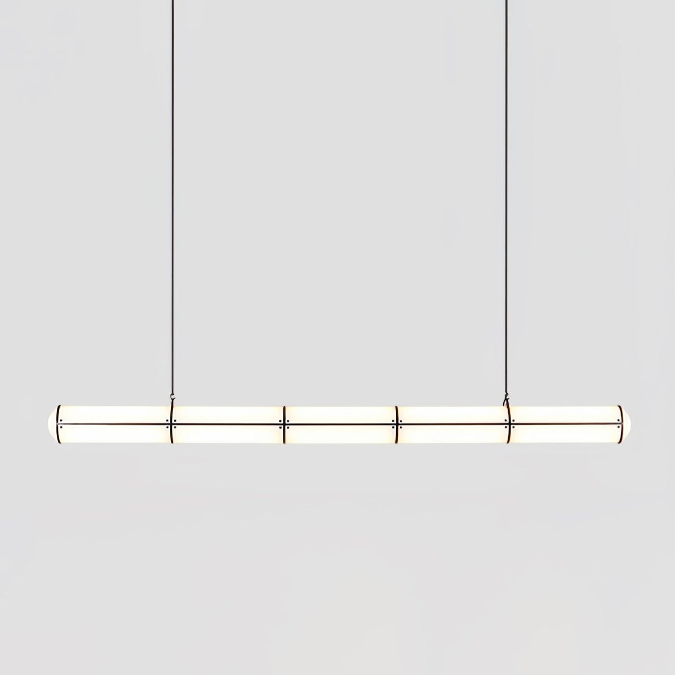 Eindloze Cilindrische Hanglamp Moderne Lineaire Verlichting voor Eettafel en Woonkamer Geïntegreerde LED Zwevende Lichtlijn Architectonische Verlichting | Sansoti