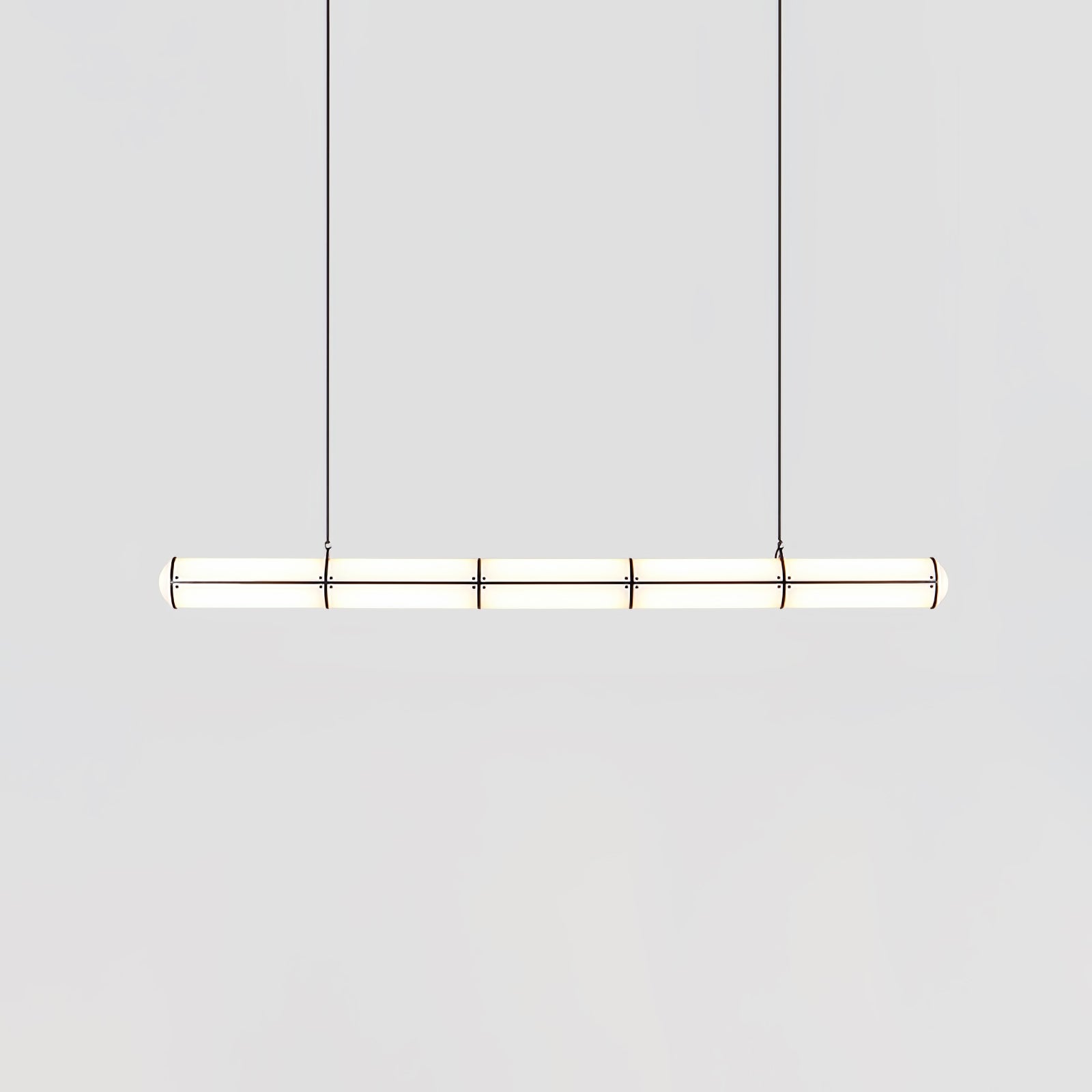 Eindloze Cilindrische Hanglamp Moderne Lineaire Verlichting voor Eettafel en Woonkamer Geïntegreerde LED Zwevende Lichtlijn Architectonische Verlichting | Sansoti