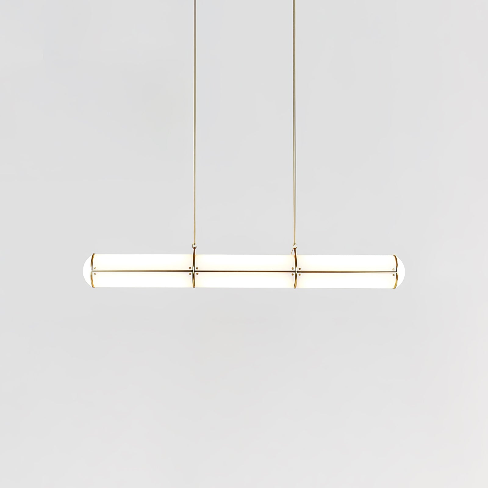 Eindloze Cilindrische Hanglamp Moderne Lineaire Verlichting voor Eettafel en Woonkamer Geïntegreerde LED Zwevende Lichtlijn Architectonische Verlichting | Sansoti
