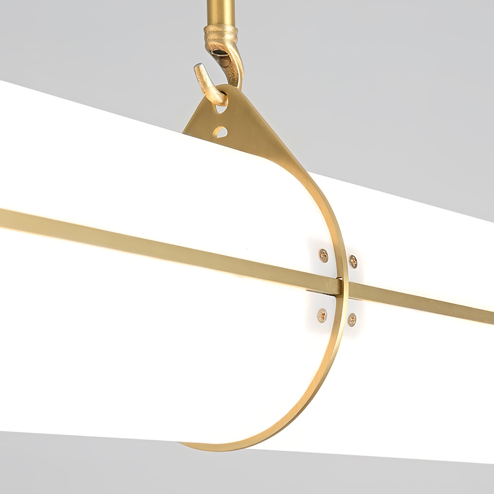 Eindloze Cilindrische Hanglamp Moderne Lineaire Verlichting voor Eettafel en Woonkamer Geïntegreerde LED Zwevende Lichtlijn Architectonische Verlichting | Sansoti