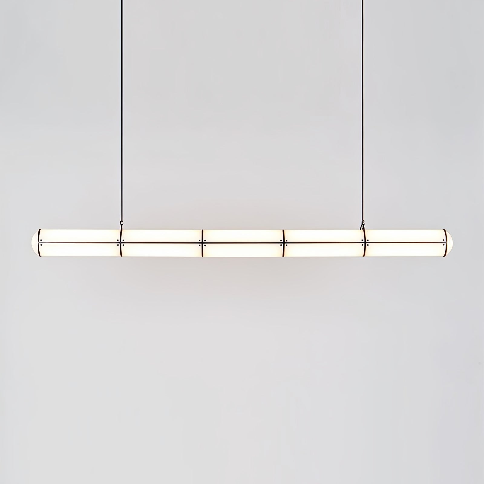 Eindloze Cilindrische Hanglamp Moderne Lineaire Verlichting voor Eettafel en Woonkamer Geïntegreerde LED Zwevende Lichtlijn Architectonische Verlichting | Sansoti