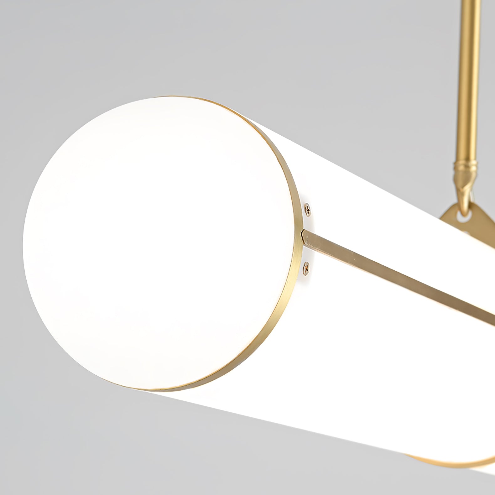 Eindloze Cilindrische Hanglamp Moderne Lineaire Verlichting voor Eettafel en Woonkamer Geïntegreerde LED Zwevende Lichtlijn Architectonische Verlichting | Sansoti