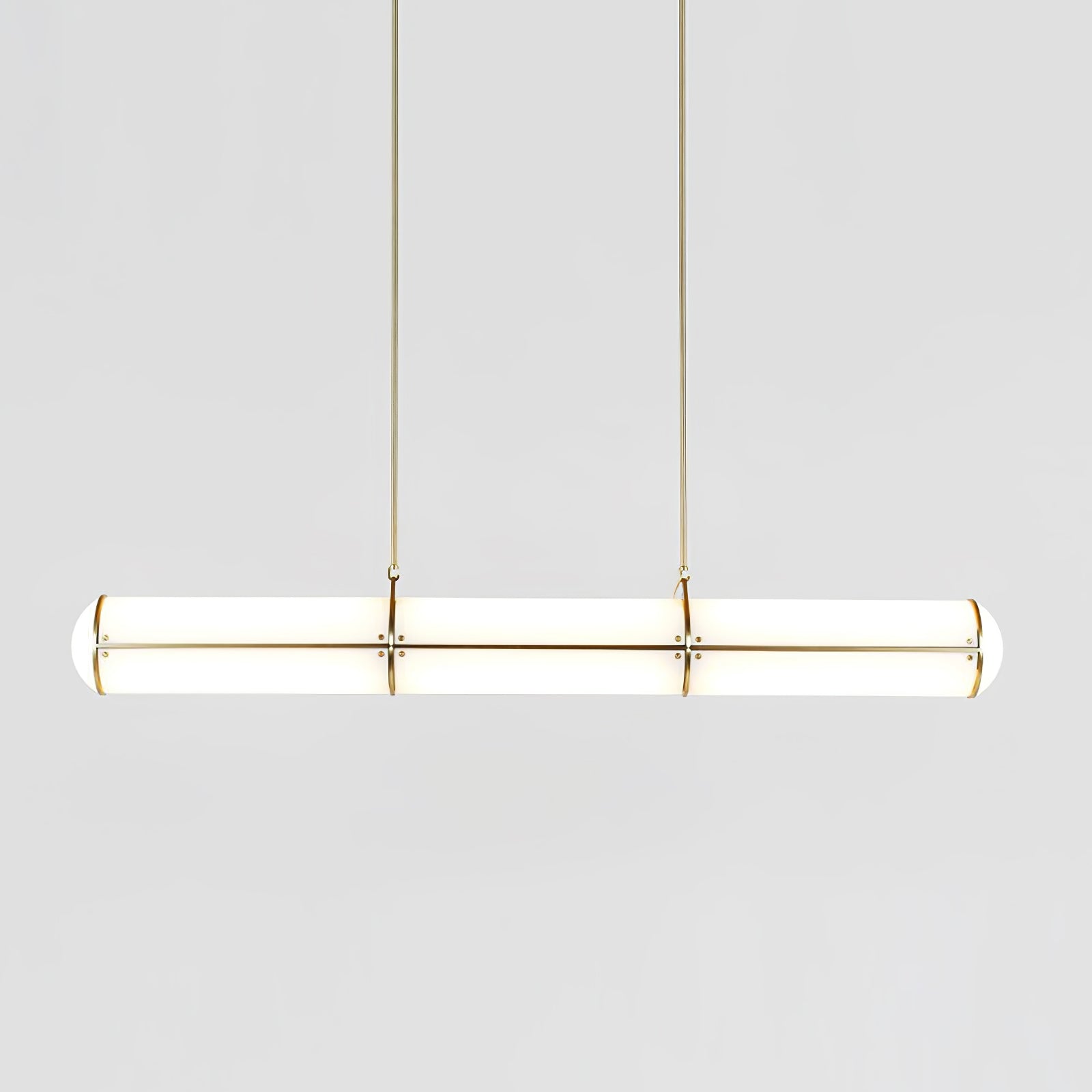 Eindloze Cilindrische Hanglamp Moderne Lineaire Verlichting voor Eettafel en Woonkamer Geïntegreerde LED Zwevende Lichtlijn Architectonische Verlichting | Sansoti