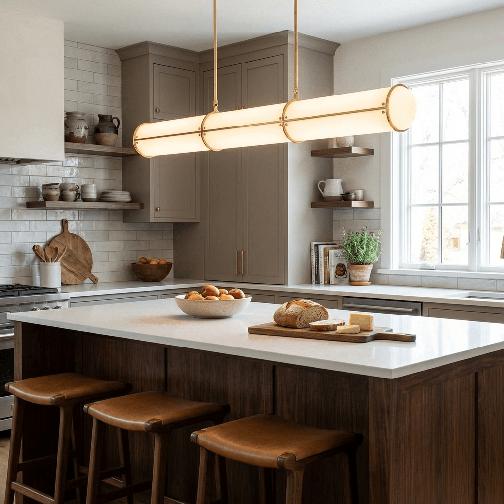 Eindloze Cilindrische Hanglamp Moderne Lineaire Verlichting voor Eettafel en Woonkamer Geïntegreerde LED Zwevende Lichtlijn Architectonische Verlichting | Sansoti