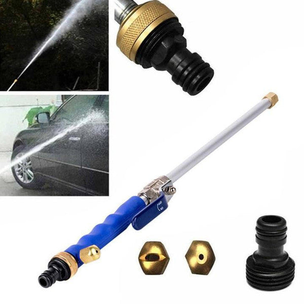 High-Pressure Washer Attachment for Garden Hose Blue Metal Universal Multifunctional Patio and Garden Cleaning | Sansoti