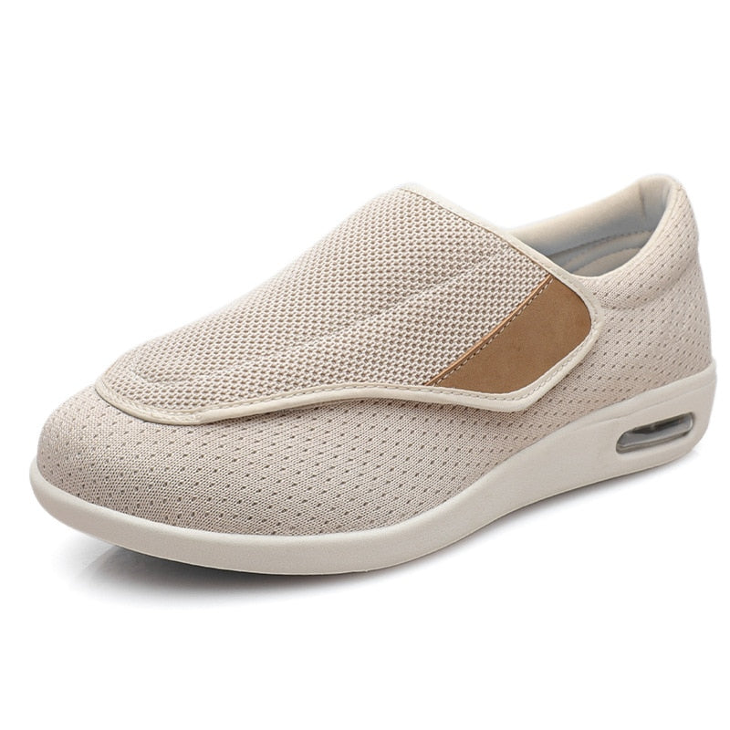Chaussures ajustables extra larges pour pieds sensibles avec semelle intérieure amovible et fermeture auto-agrippante pointure 36-46 | Sansoti
