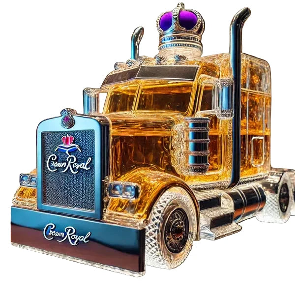 Glass Decanter in Truck Shape 380ml Whisky Decanter Bar Accessory Display Decoration Man Cave Gift | Sansoti