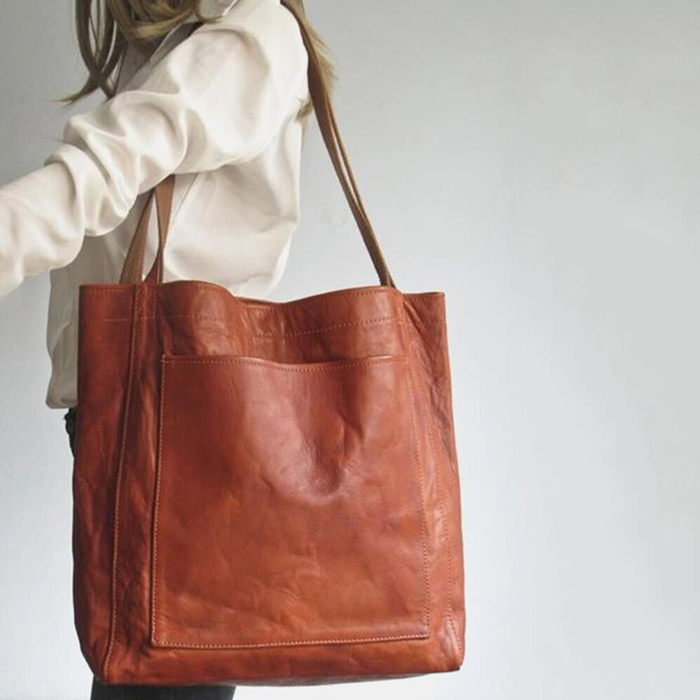 Handgemaakte Damestas Leer Elegante Schoudertas Dagelijks Gebruik Tijdloos Design Handwerk Stijlvol Draagtas | Sansoti