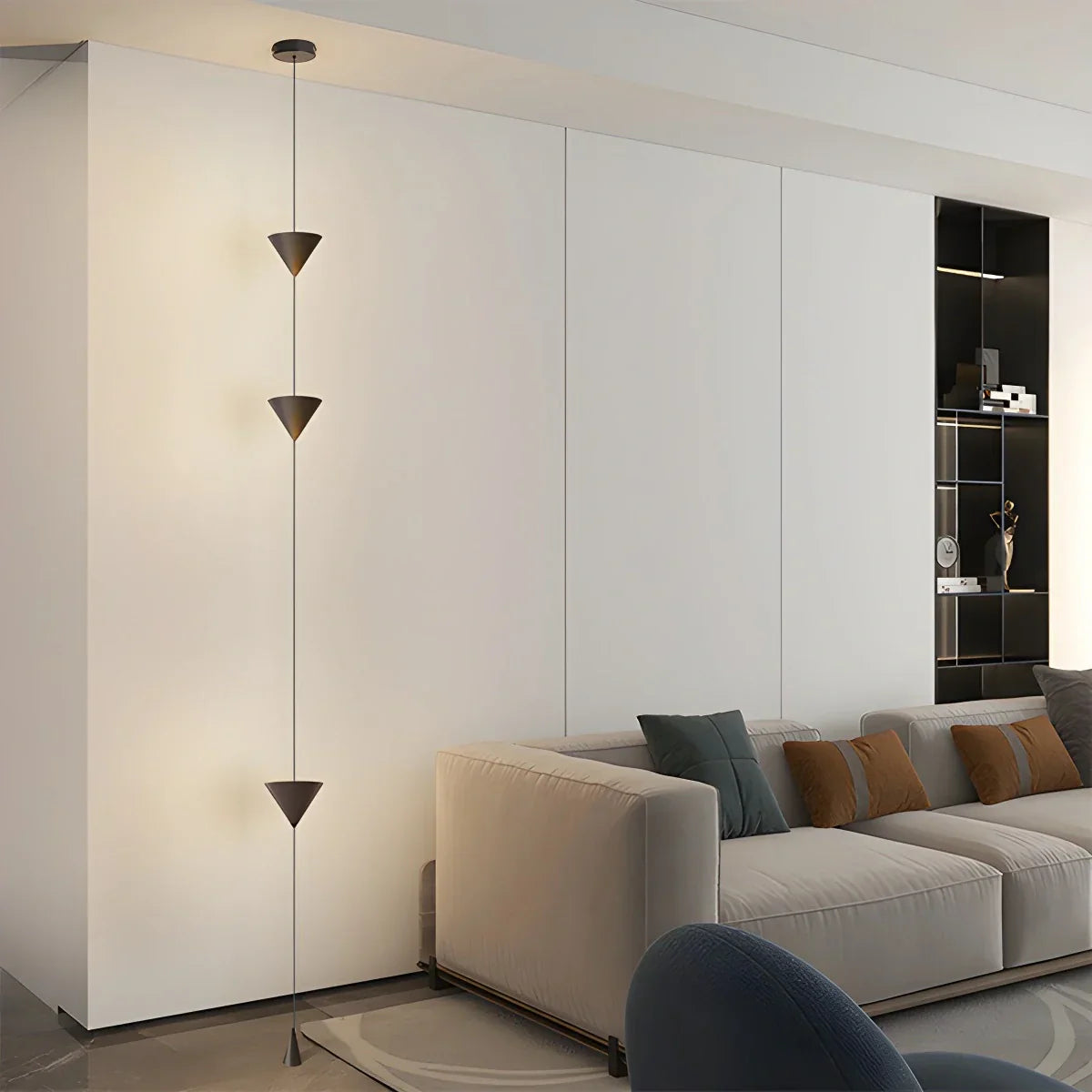 Vloer Tot Plafond Lamp LED 3,5 Meter Verstelbaar Woonkamer Slaapkamer Minimalistische Staande Designlamp Accentverlichting Thuiskantoor | Sansoti