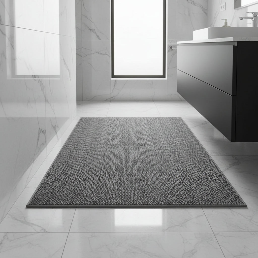 Paillasson Absorbant – Élégant, Séchage Rapide & Anti-saleté pour Intérieur et Extérieur