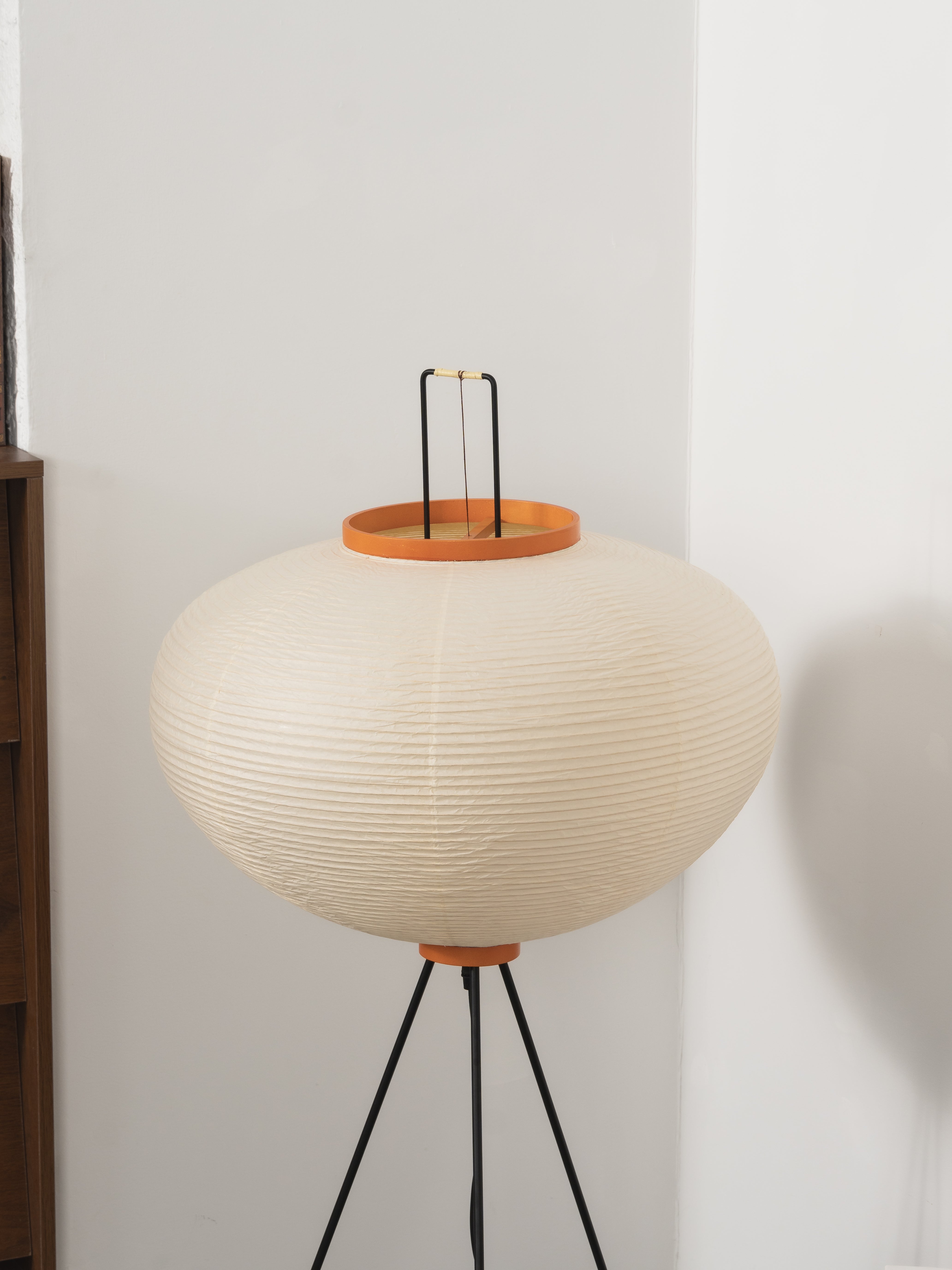 Lampadaire Akari Papier de Mûrier Métal Style Japonais Salon | Restfield