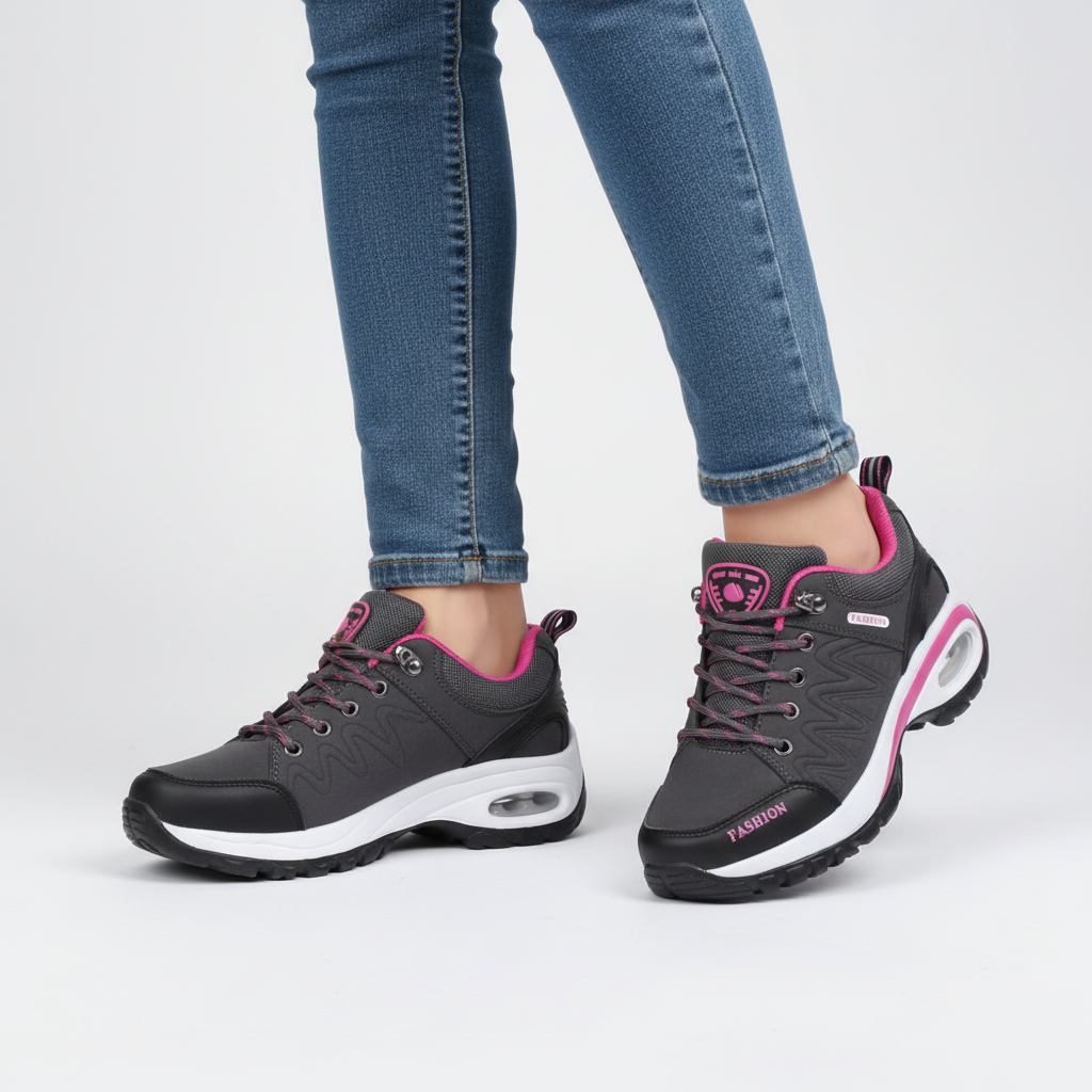 Orthopedic Hiking Shoes Women’s Ergonomic Arch Support Insole Non-Slip Textile Breathable Comfort Daily Casual | Sansoti