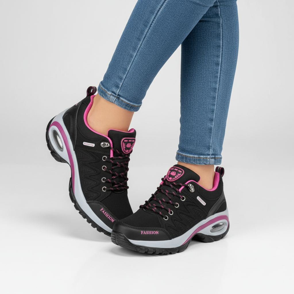 Orthopedic Hiking Shoes Women’s Ergonomic Arch Support Insole Non-Slip Textile Breathable Comfort Daily Casual | Sansoti