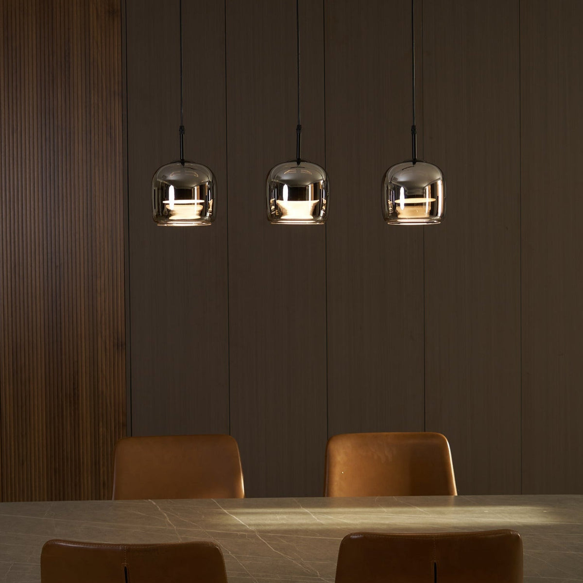 Rookglas Hanglamp Minimalistisch Design Dimbaar E27 Fitting Eettafel Woonkamer Plafondverlichting Eetkamer | Sansoti