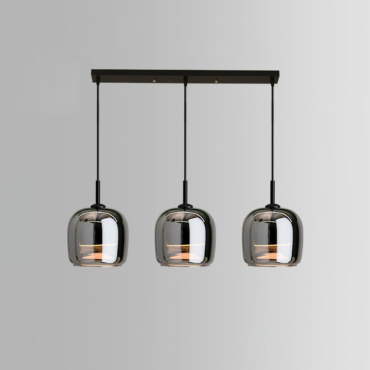 Rookglas Hanglamp Minimalistisch Design Dimbaar E27 Fitting Eettafel Woonkamer Plafondverlichting Eetkamer | Sansoti