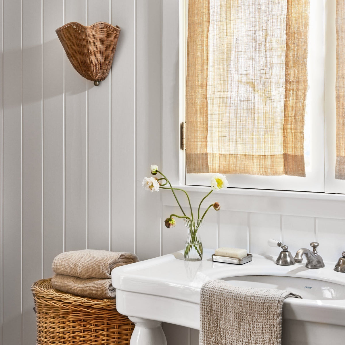 Wandleuchte Rattan Naturbraun E26 E27 LED-Fassung Innenbeleuchtung Boho-Stimmungsleuchte Dekorativ | Sansoti