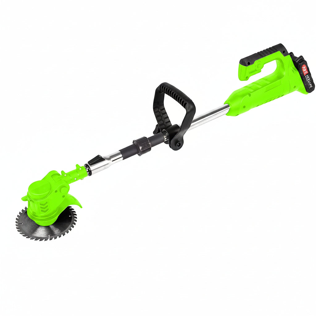Fil de coupe à batterie 24V 600W – Largeur de coupe 140mm – 18000 tr/min – Batterie 3,0Ah – 70dB – Coupe-bordures 2-en-1 | Sansoti