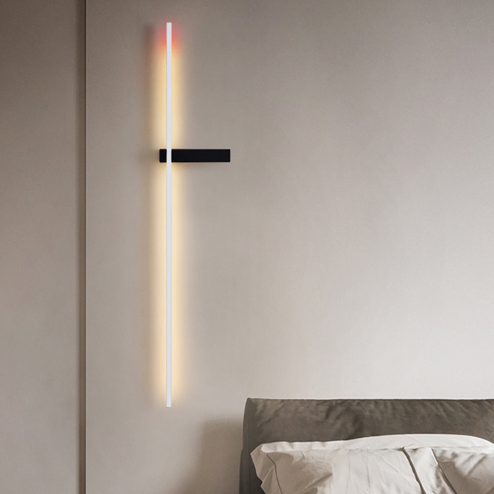 Linear Wall Lamp Multicolor Minimalist Metal Acrylic LED 60/90cm Dining Room Living Room Study | Sansoti