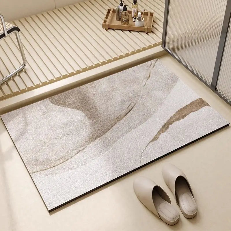 Diatomiet Badmat Antislip Sneldrogend Absorberend Badkamer Vloermat 30x40cm | Sansoti