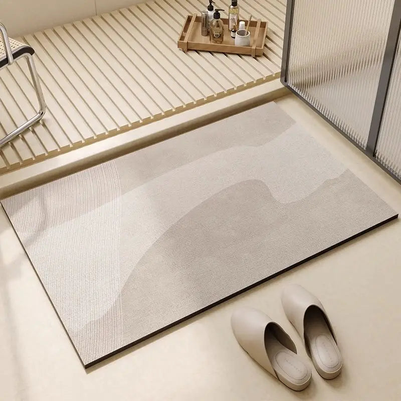 Diatomiet Badmat Antislip Sneldrogend Absorberend Badkamer Vloermat 30x40cm | Sansoti