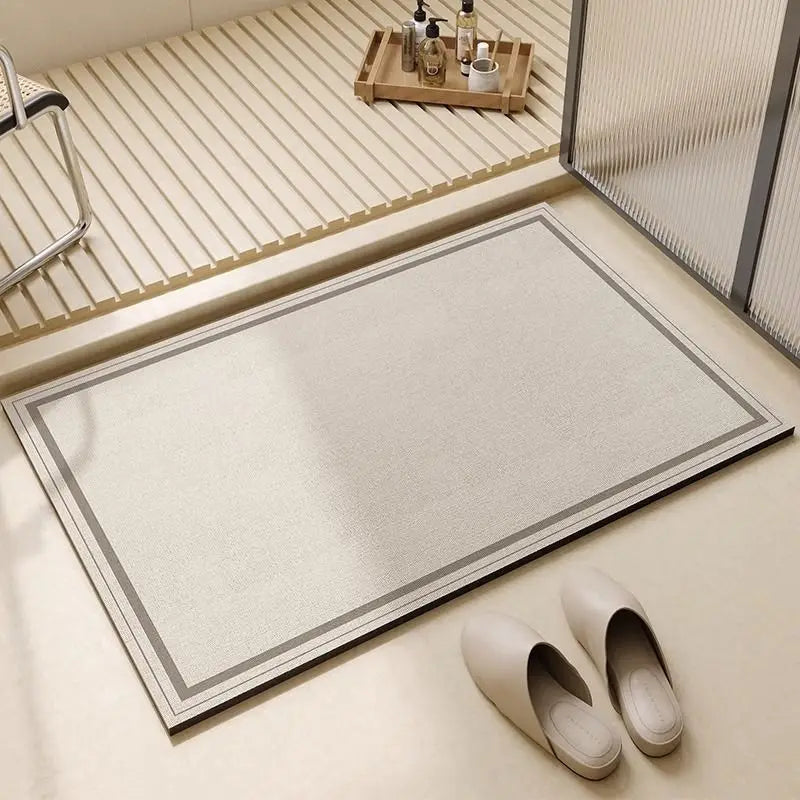 Diatomiet Badmat Antislip Sneldrogend Absorberend Badkamer Vloermat 30x40cm | Sansoti