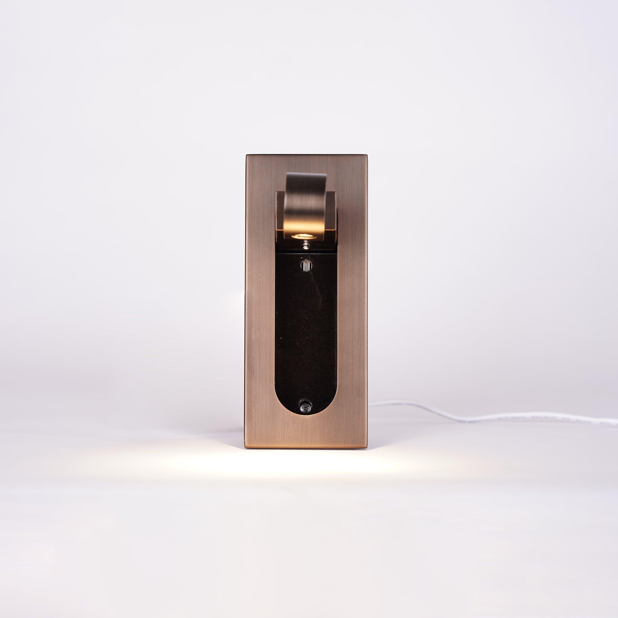 LED wandlamp met verborgen schakelaar – druk in, druk uit – verstelbare kop voor leeslicht naast bed | Sansoti