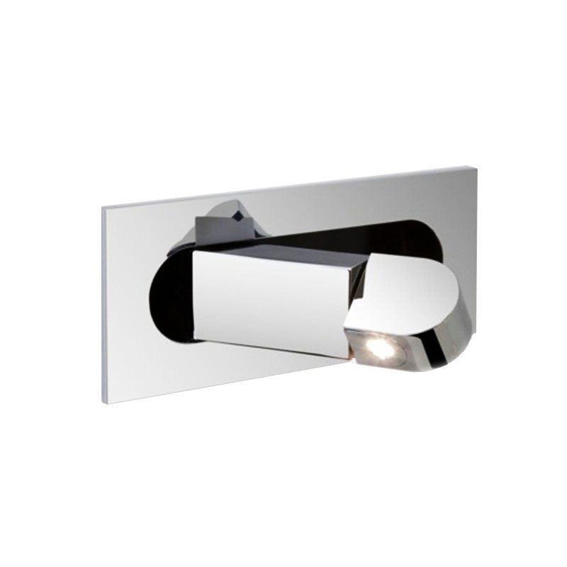 LED wandlamp met verborgen schakelaar – druk in, druk uit – verstelbare kop voor leeslicht naast bed | Sansoti