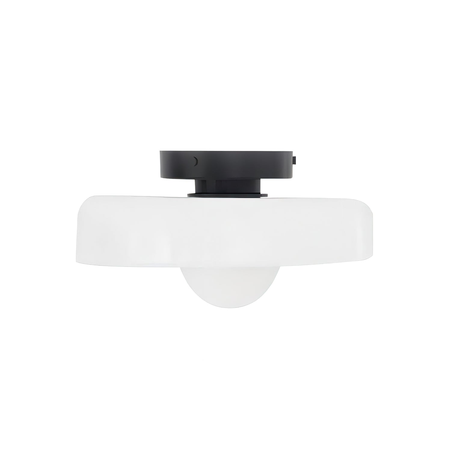 Disc Orb Plafondlamp – Moderne Glazen Lampenkap Rond Scandinavisch Design Messing Basis 3 Lichtpunten Warm Licht Woonkamer Slaapkamer Eetkamer | Sansoti