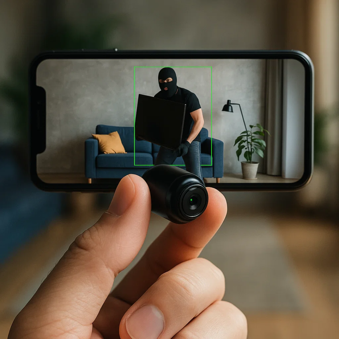 Mini Draadloze Beveiligingscamera met Audio 1080P Nachtzicht WiFi Bewakingscamera Indoor voor Thuisbeveiliging Bewegingsdetectie Mobiele App | Sansoti