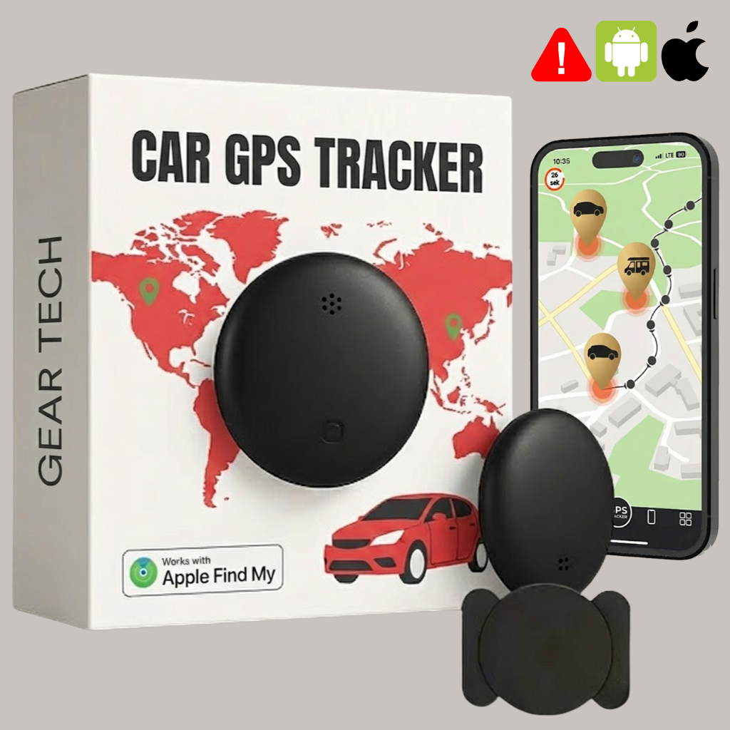 GPS Tracker voor Auto's zonder Abonnement | Realtime Locatietracking | Compatibel met Android & iOS | Sansoti
