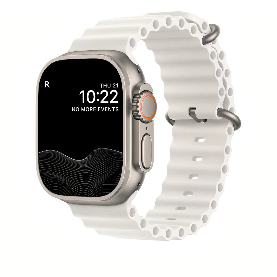 Elastische Horlogeband voor Smartwatch 40-49mm Siliconen Stretch Bandje Geel Blauw Wit Oranje Geschikt voor Sport Duiken Dagelijks Gebruik Comfortabele Pasvorm Ook Over Wetsuit | Sansoti