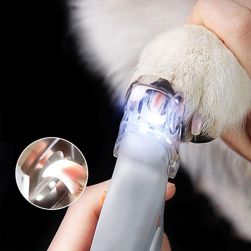 Coupe-griffes pour chien avec éclairage LED, coupe sûre, soin des griffes, tondeuse en acier inoxydable, pédicure | Sansoti