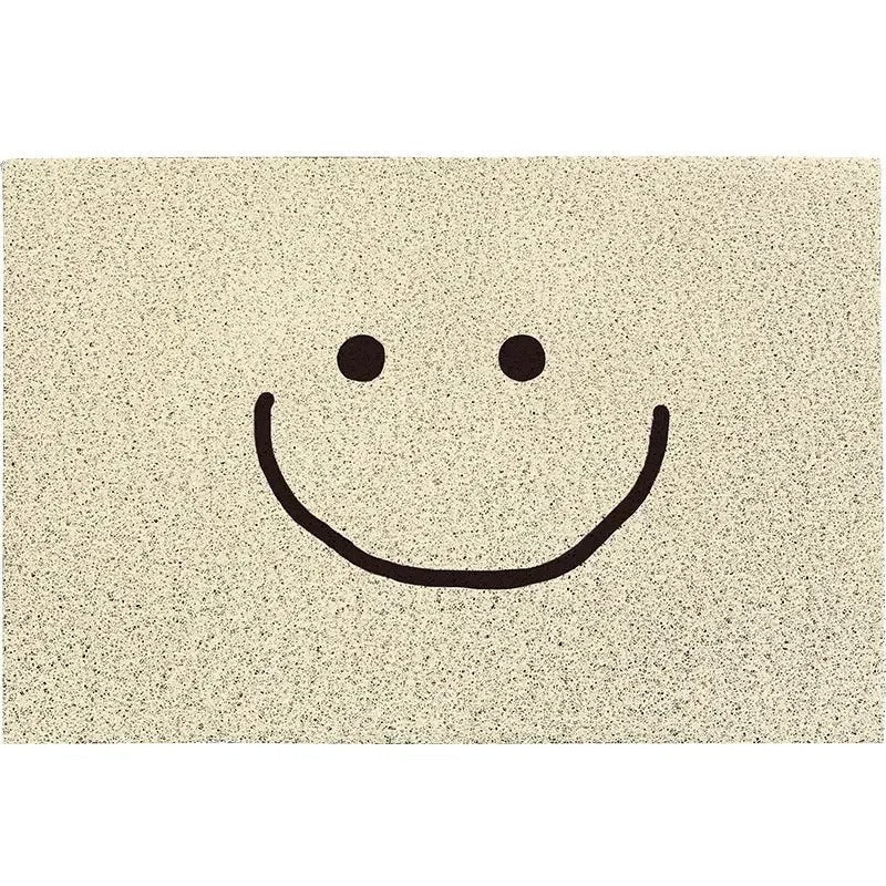 Welkommat Emoji Design Polyester met Antislip Rubberen Achterkant - Duurzame Deurmat voor Entree Hal en Gang | Sansoti