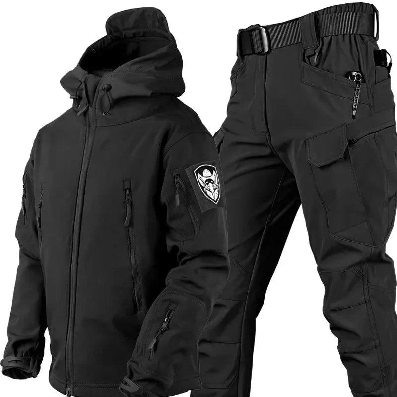 Tactische Outdoorset Heren Jack en Broek Waterdicht Windbestendig Functioneel voor Outdoor Activiteiten | Sansoti