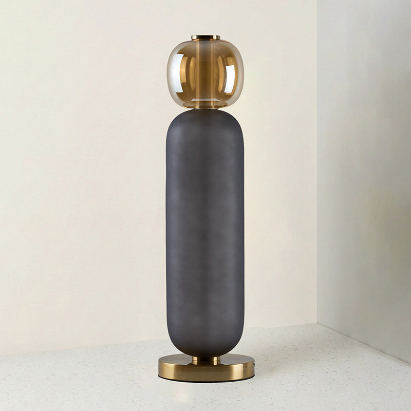 Glazen Tafellamp met Gouden Voet – Modern Design met Gekleurde Kappen – 15-53 cm | Sansoti