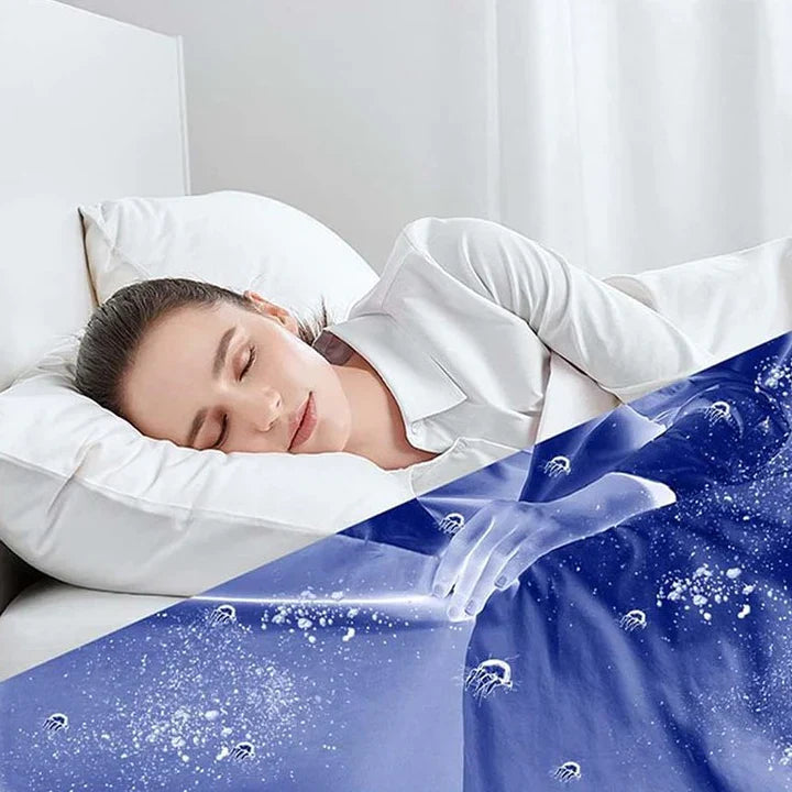 Draadloze Handstofzuiger met UV-C Sterilisatie voor Matras | Anti-Mijt Reiniger met Zuigkracht | Huisstofmijt Verwijderaar voor Bedden Bank Kussens | Allergiebestrijding Stofzuiger 60 min | Paars Goud | Sansoti