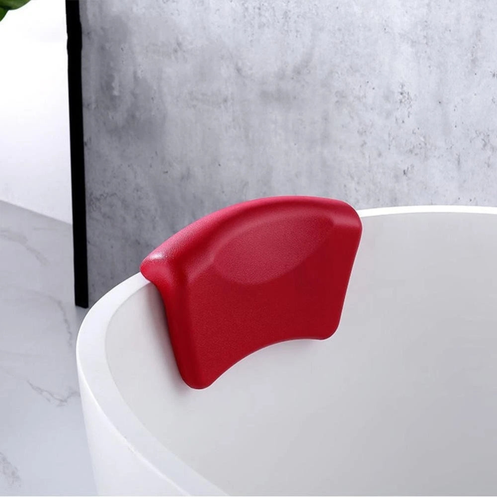 Premium Siliconen Badkussen voor Neksteun en Ontspanning in Bad en Spa | Ergonomisch Comfort | Sansoti