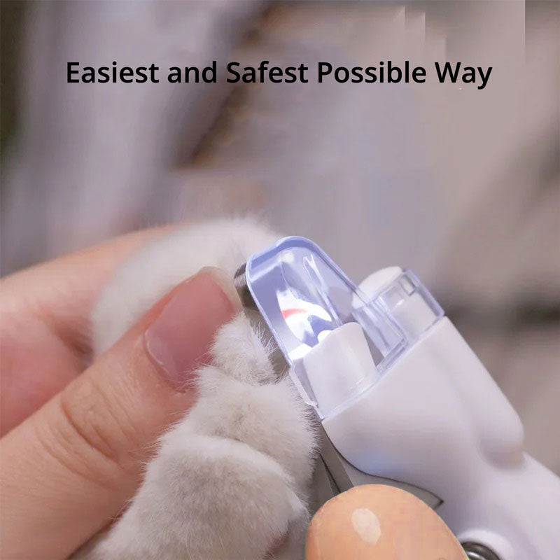 Coupe-griffes pour chien avec éclairage LED, coupe sûre, soin des griffes, tondeuse en acier inoxydable, pédicure | Sansoti
