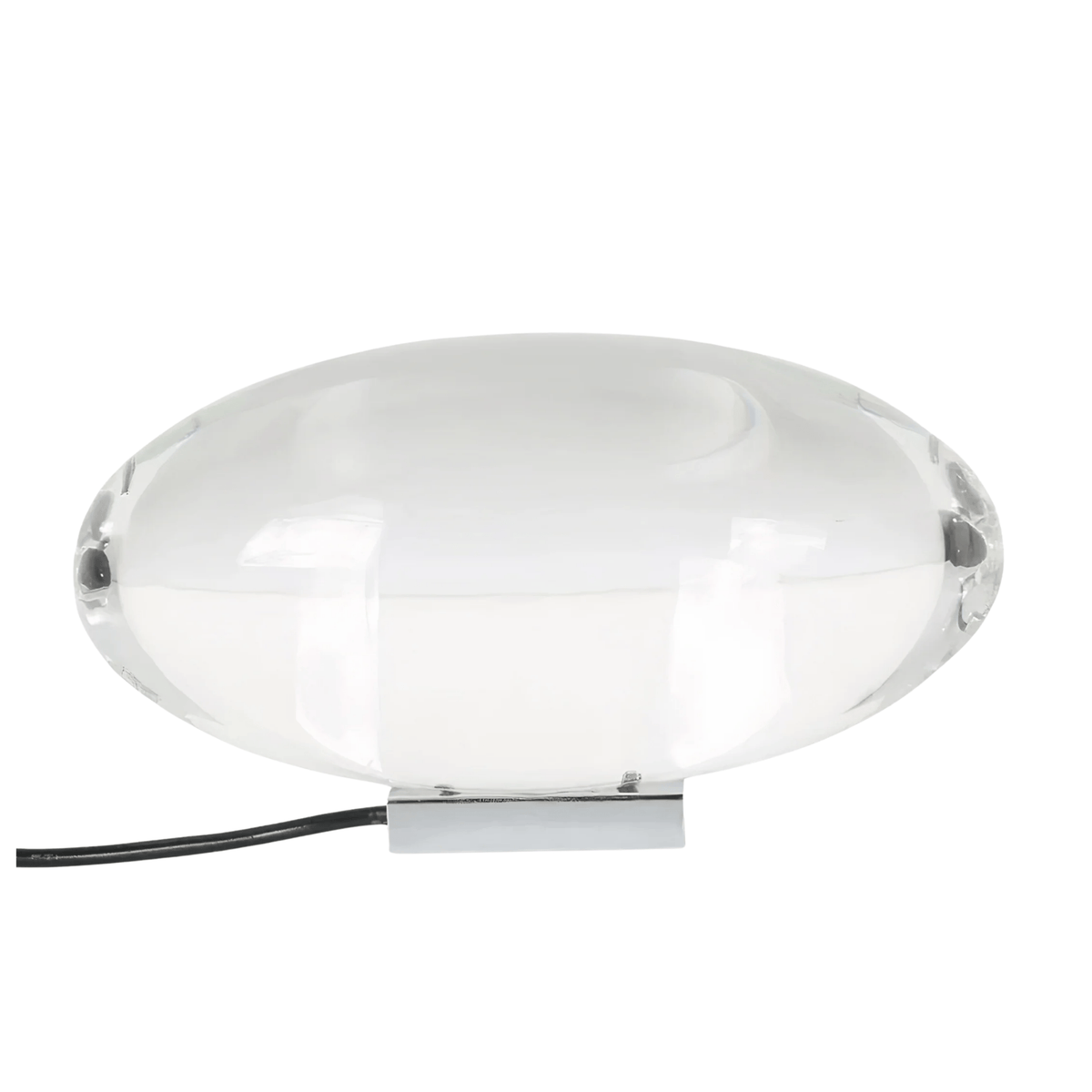 Kristall-Tischleuchte mit LED und Farbfiltern, Chrom-Design, dimmbar, für Schlafzimmer, Schreibtisch und Nachttisch | Sansoti