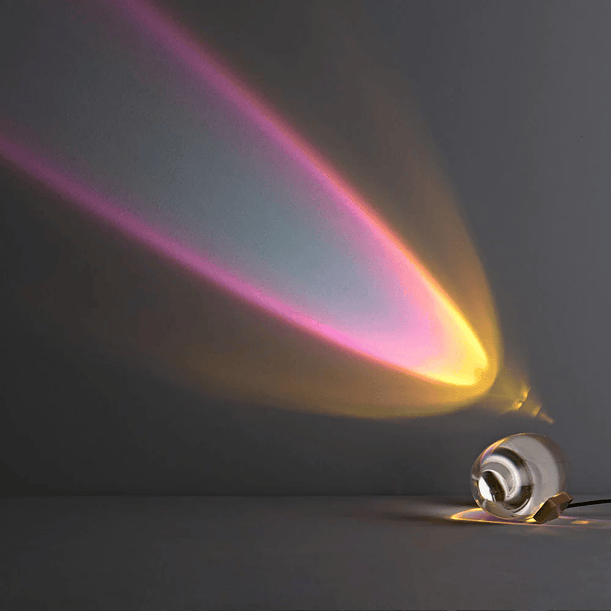 Kristall-Tischleuchte mit LED und Farbfiltern, Chrom-Design, dimmbar, für Schlafzimmer, Schreibtisch und Nachttisch | Sansoti