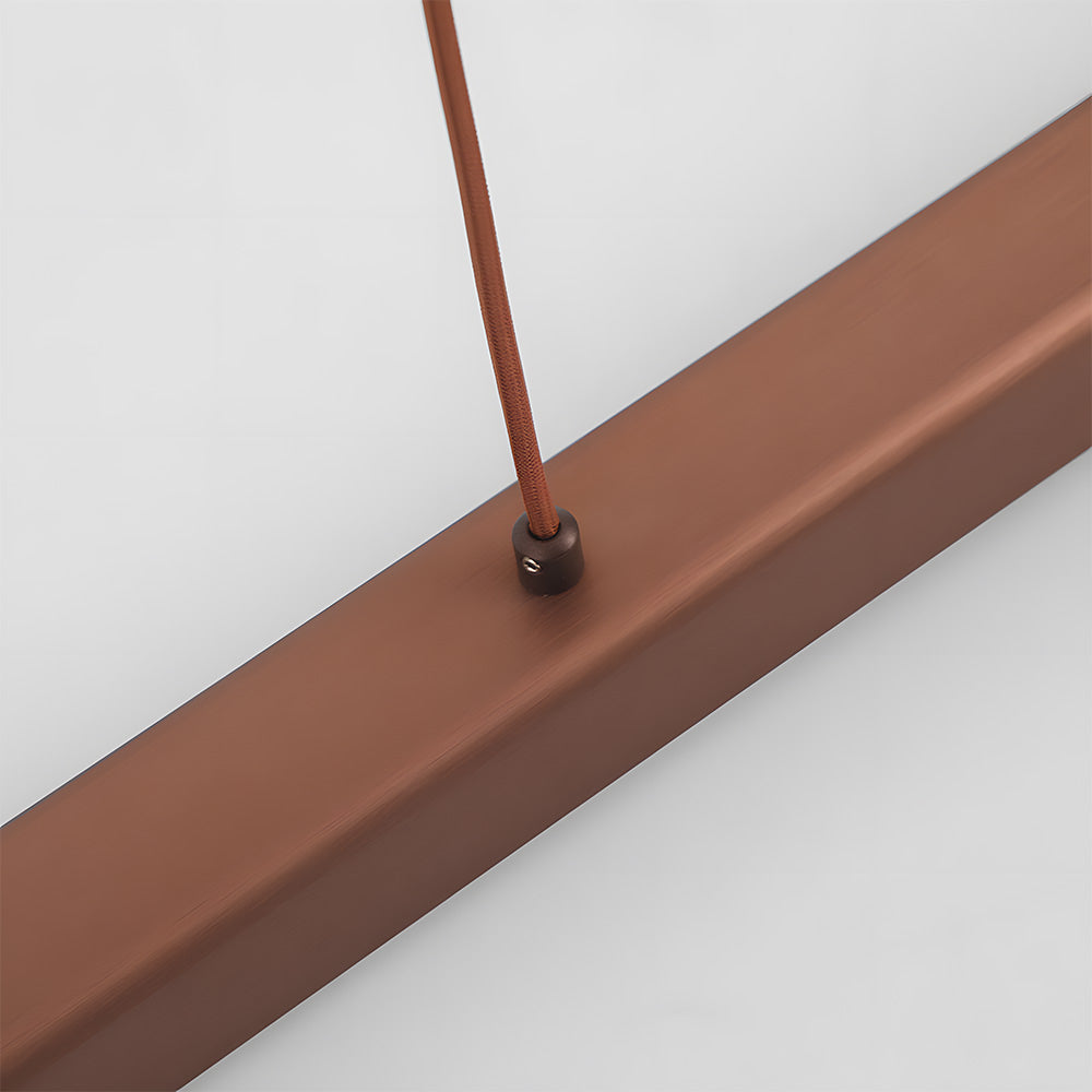 Verumo Hanglamp LED Metaal Zwart Keukeneiland Eettafel Moderne Verlichting Lineaire Hanglamp | Sansoti