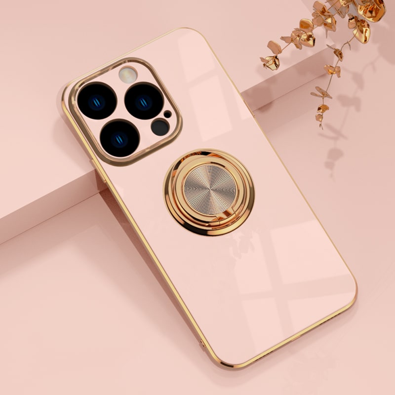 Telefoonhoesje met Ringhouder & Magnetische Steun voor Veilig Autogebruik iPhone 14 15 16 17 Pro Max | Sansoti
