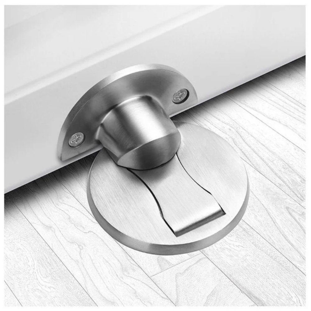 Deurstop Magnetisch RVS 304 Zilver Zwart Goud Wand Montage Deurvastzetter Deurbuffer Magneet Deurstophouder | Sansoti