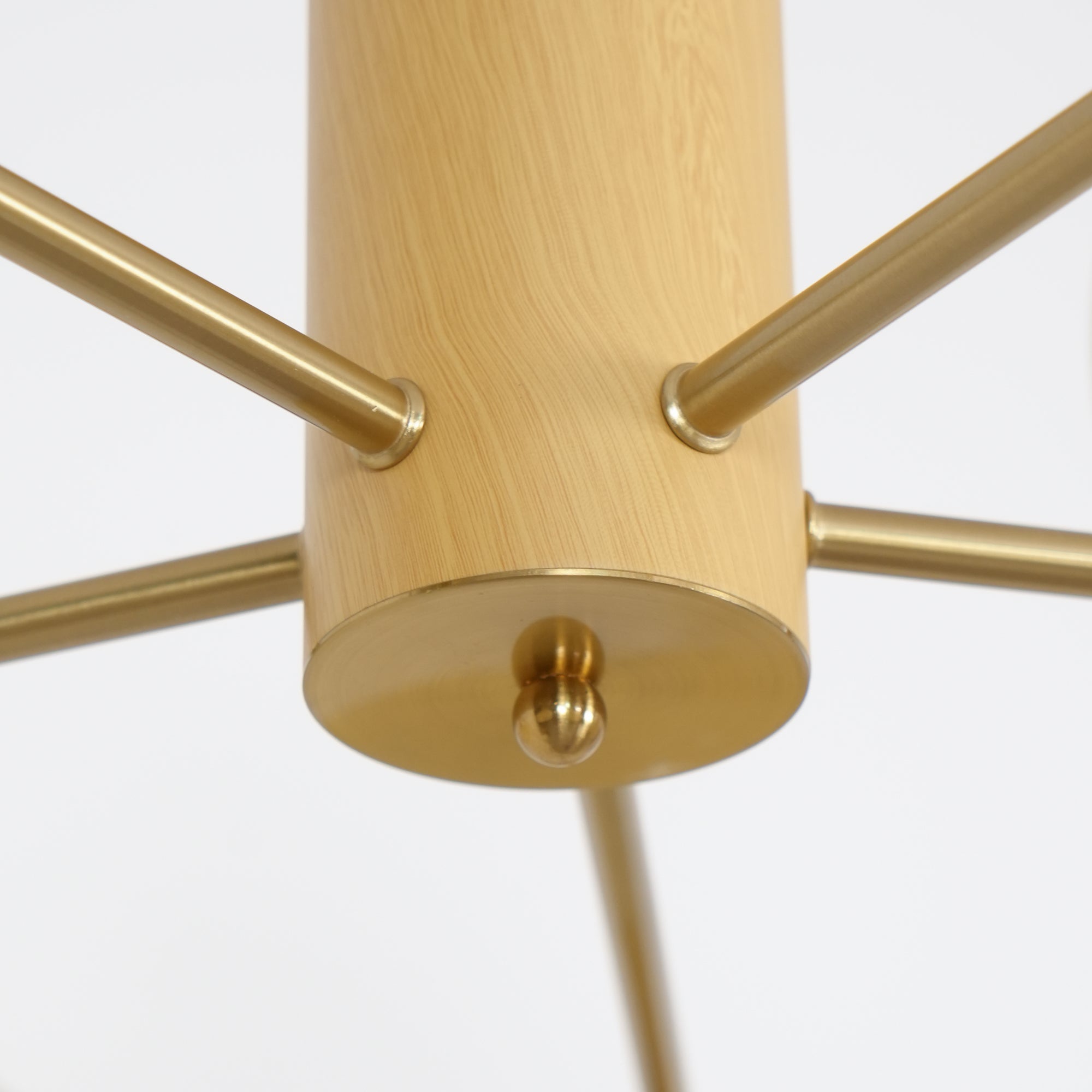 Ovale Design Kroonluchter Met Glazen Kappen En Messing Details Voor Woonkamer En Eetkamer | Sansoti