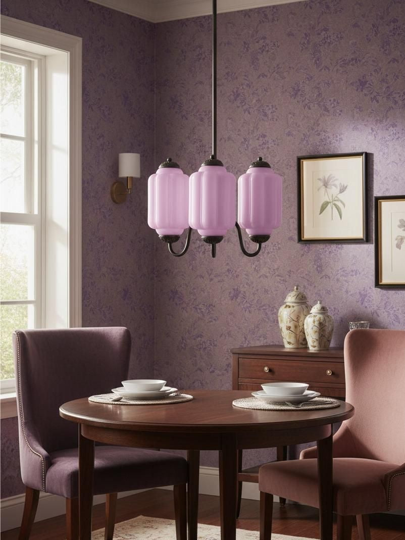 Melkglazen Kroonluchter Vintage Afwerking Tijdloze Elegantie Klassieke Verlichting voor Eetkamer Woonkamer | Sansoti