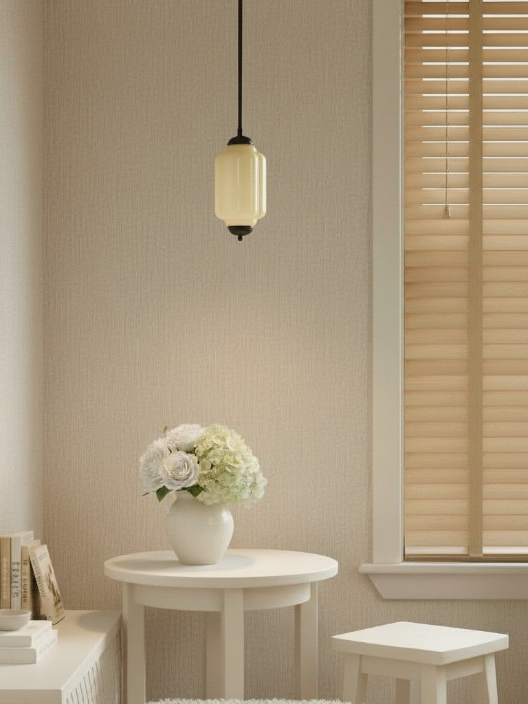 Vintage Glazen Hanglamp met Nostalgische Uitstraling – Verfijnde Verlichting voor Eetkamer en Keuken | Sansoti