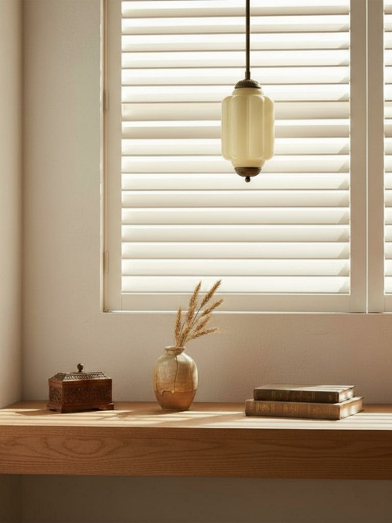 Vintage Glazen Hanglamp met Nostalgische Uitstraling – Verfijnde Verlichting voor Eetkamer en Keuken | Sansoti