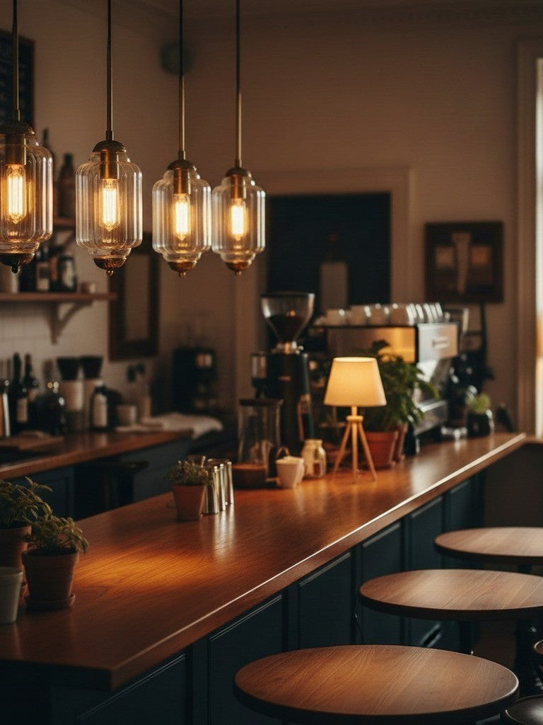 Vintage Glazen Hanglamp met Nostalgische Uitstraling – Verfijnde Verlichting voor Eetkamer en Keuken | Sansoti