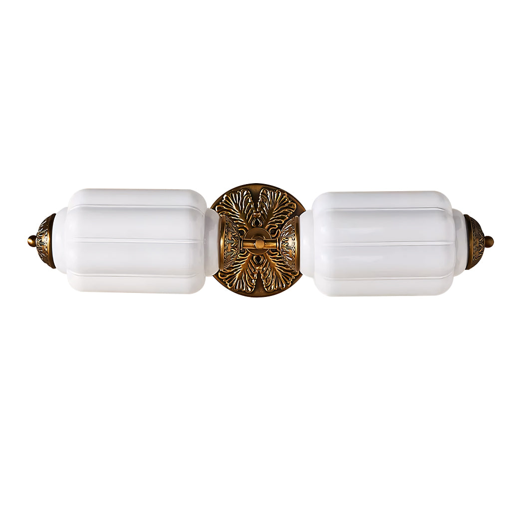 Vintage Glazen Wandlamp Horizontaal Model Eloise Lichtbron voor Woonkamer en Gang | Sansoti