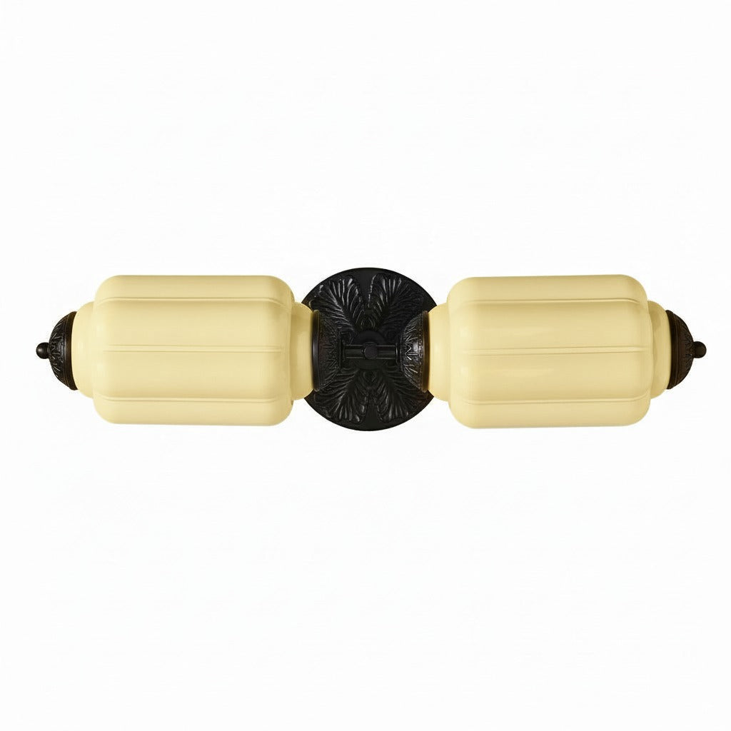 Vintage Glazen Wandlamp Horizontaal Model Eloise Lichtbron voor Woonkamer en Gang | Sansoti
